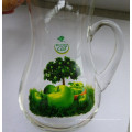 Haonai High Quality Glass Jug and Glass Pitcher with decal